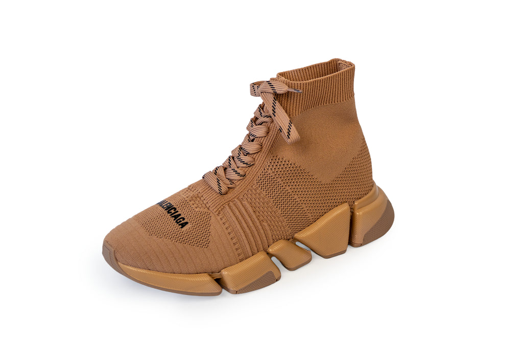 Balenciaga Speed Trainer Nude - Sneakers de Lujo Estilo Calcetín