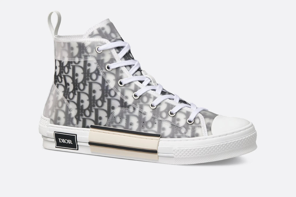 Dior B23 High-Top Sneaker - Dior Oblique Blanco y Negro