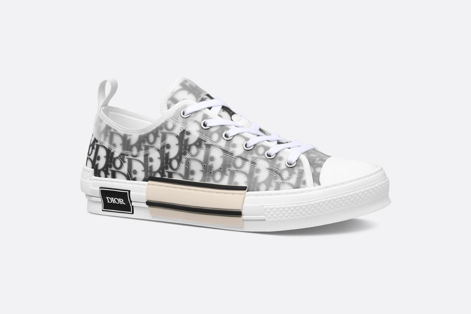 Dior B23 Low-Top Sneaker - Dior Oblique Blanco y Negro