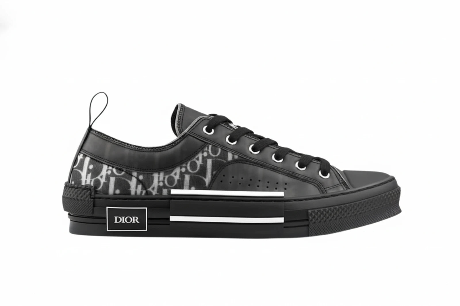 Dior B23 Low-Top Sneaker Negro - Dior Oblique Mesh