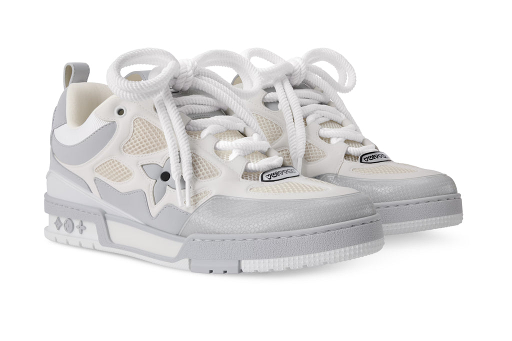 Louis Vuitton LV Skate Sneaker Blanco y Gris