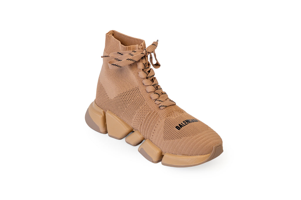 Balenciaga Speed Trainer Nude - Sneakers de Lujo Estilo Calcetín