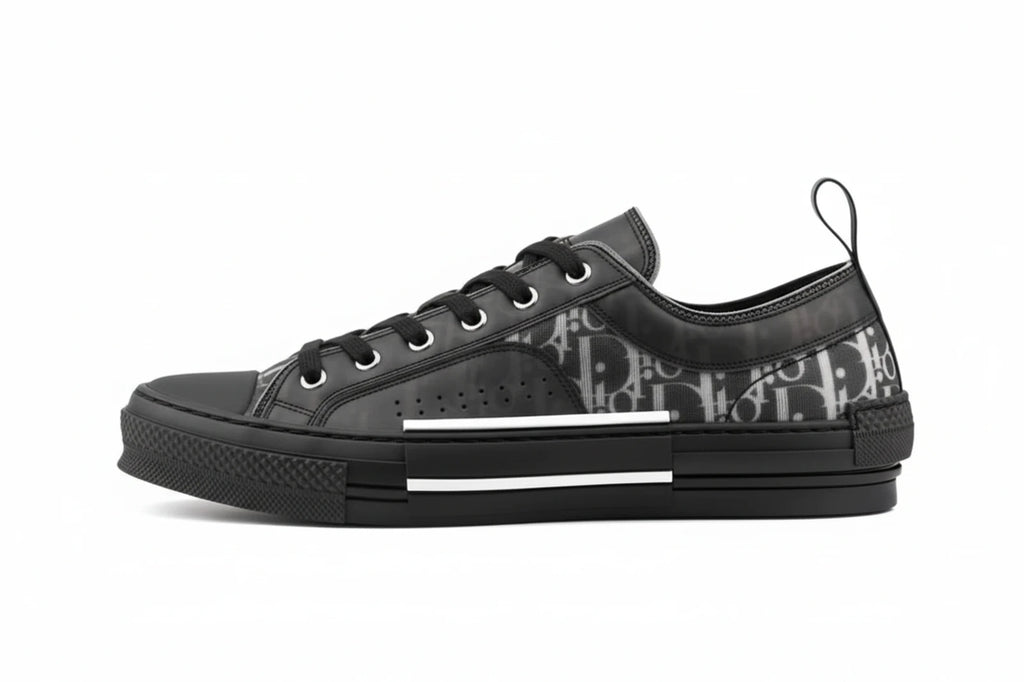 Dior B23 Low-Top Sneaker Negro - Dior Oblique Mesh