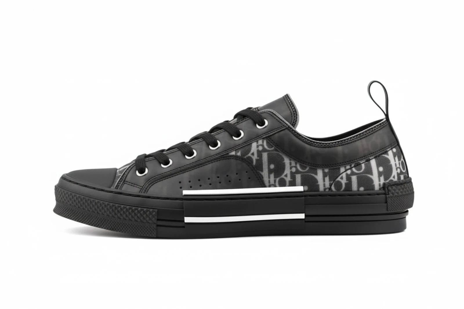 Dior B23 Low-Top Sneaker Negro - Dior Oblique Mesh