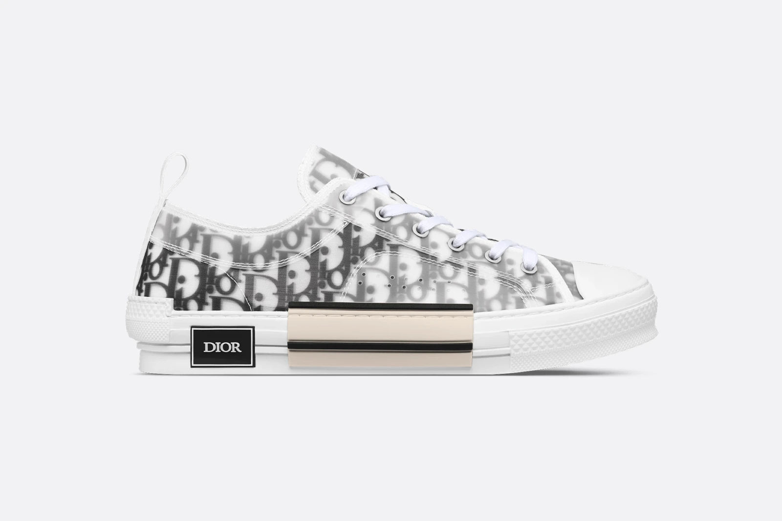 Dior B23 Low-Top Sneaker - Dior Oblique Blanco y Negro