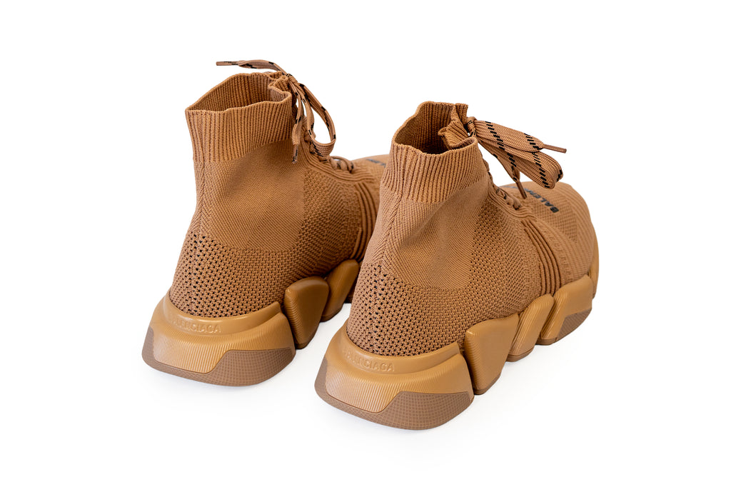 Balenciaga Speed Trainer Nude - Sneakers de Lujo Estilo Calcetín