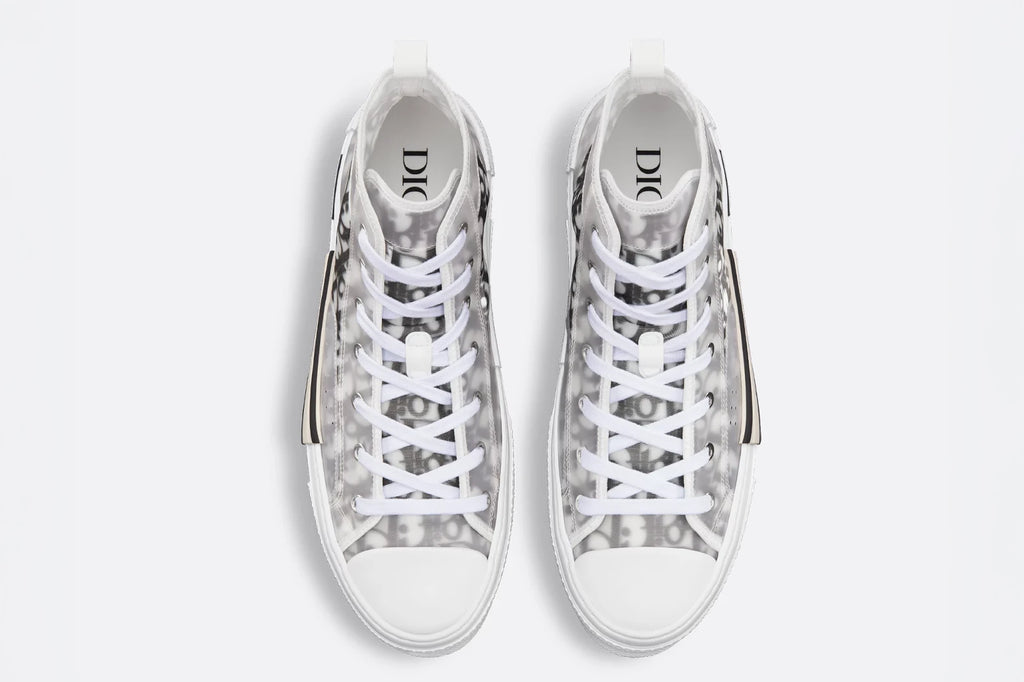 Dior B23 High-Top Sneaker - Dior Oblique Blanco y Negro