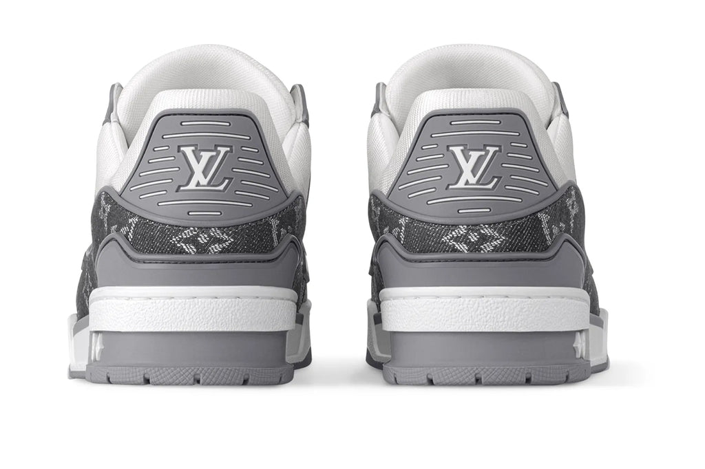 Louis Vuitton LV Trainer Gris y Blanco - Para Mujer