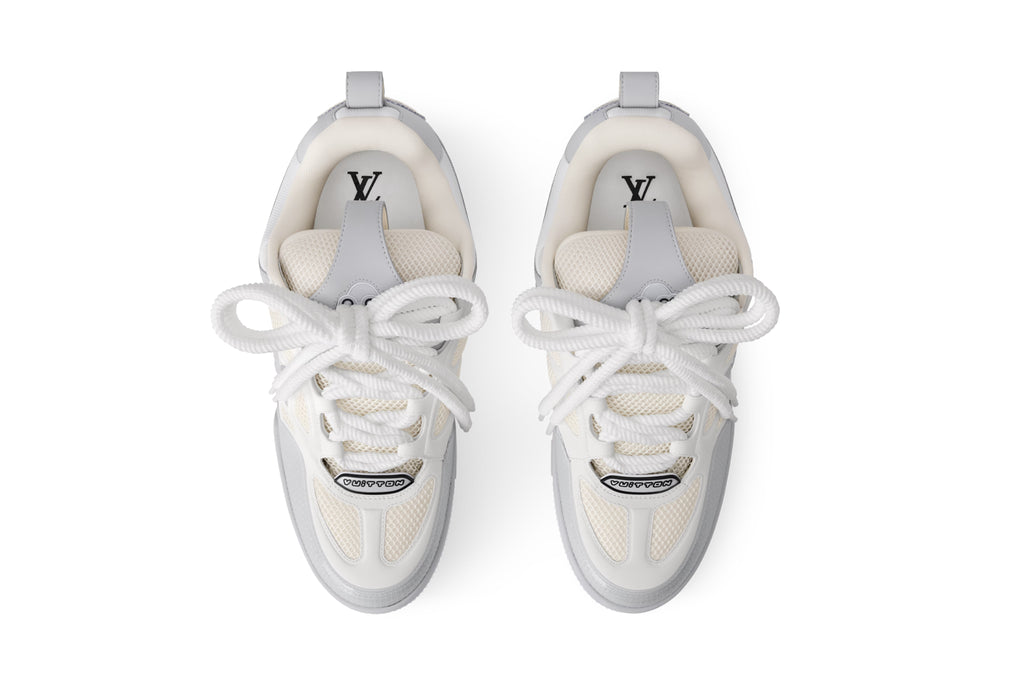 Louis Vuitton LV Skate Sneaker Blanco y Gris