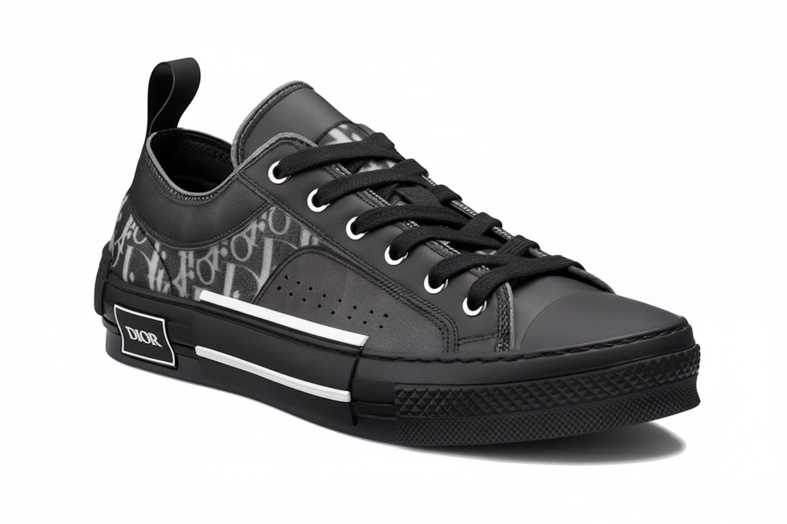 Dior B23 Low-Top Sneaker Negro - Dior Oblique Mesh