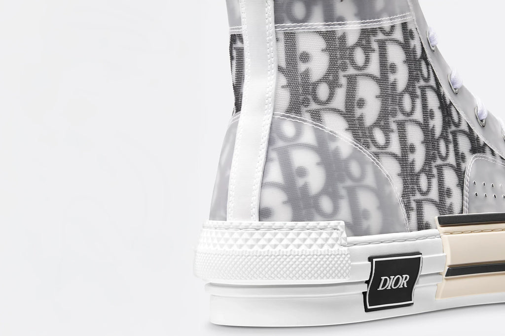 Dior B23 High-Top Sneaker - Dior Oblique Blanco y Negro
