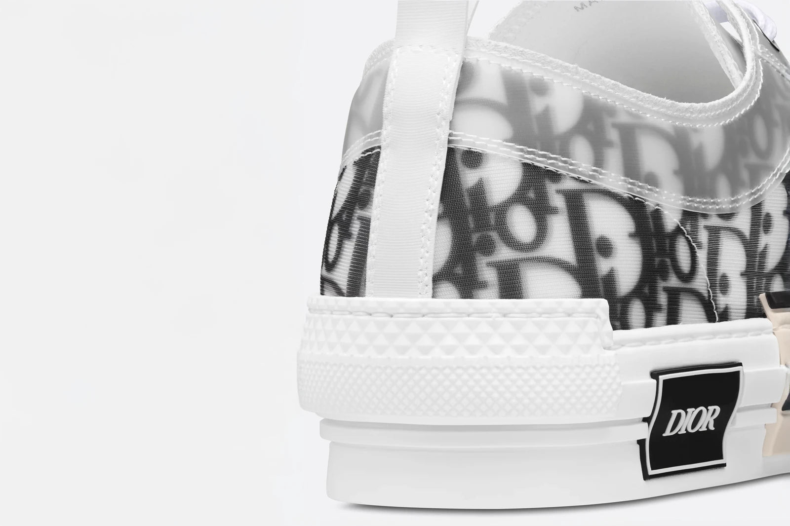 Dior B23 Low-Top Sneaker - Dior Oblique Blanco y Negro
