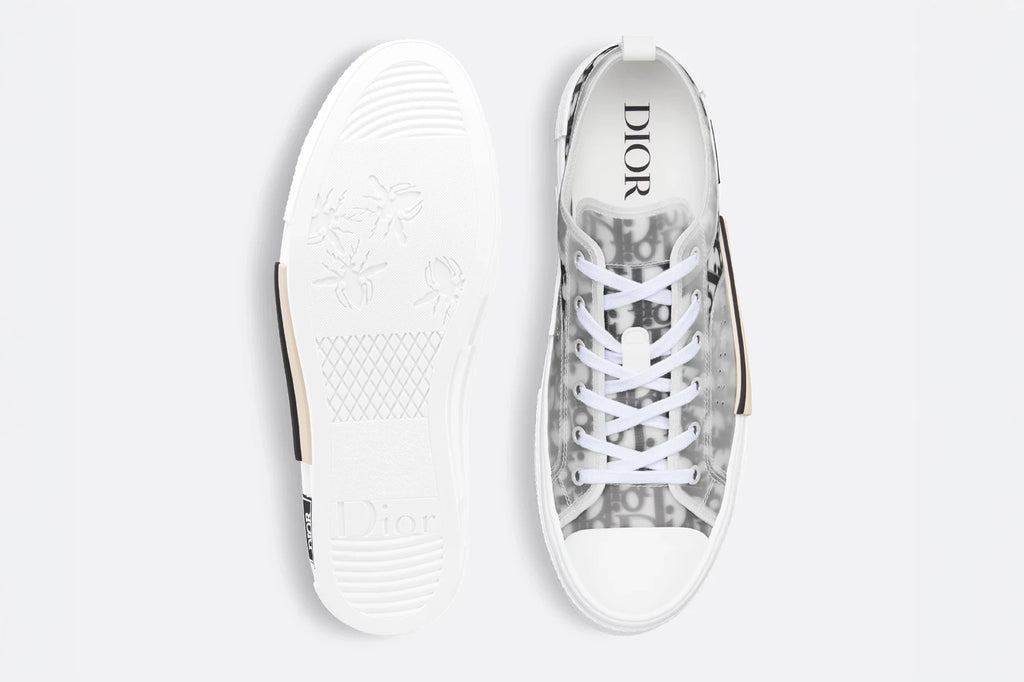 Dior B23 Low-Top Sneaker - Dior Oblique Blanco y Negro