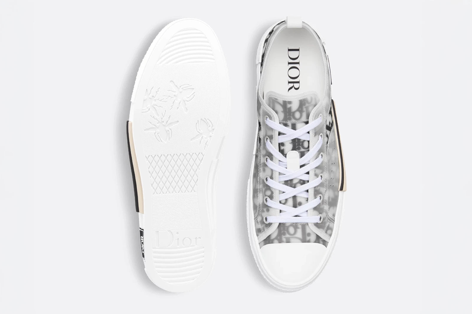 Dior B23 Low-Top Sneaker - Dior Oblique Blanco y Negro