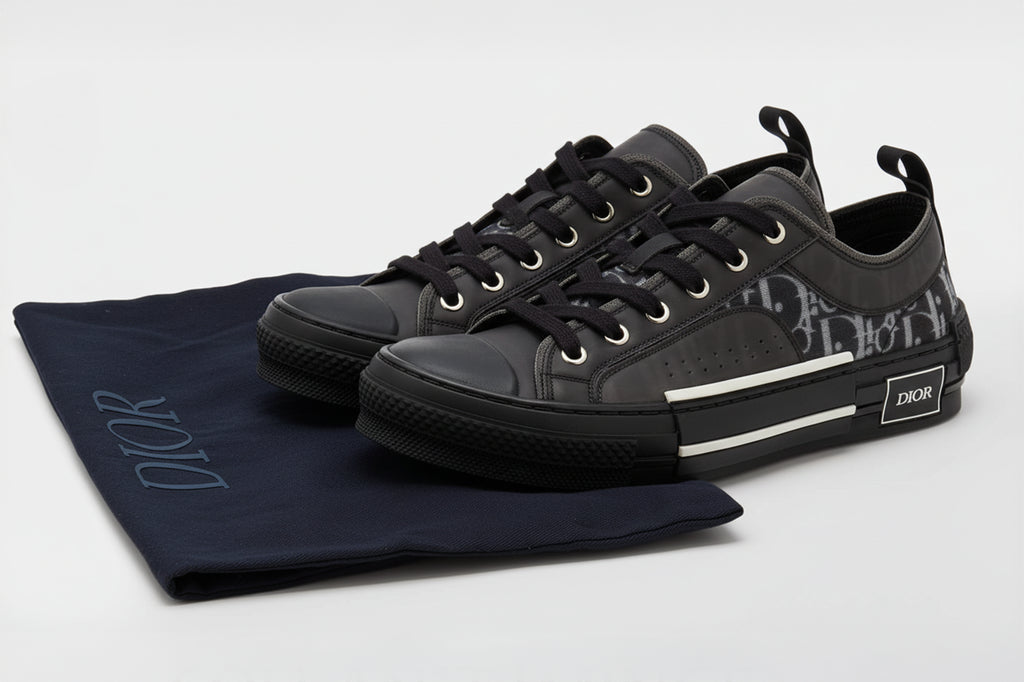 Dior B23 Low-Top Sneaker Negro - Dior Oblique Mesh